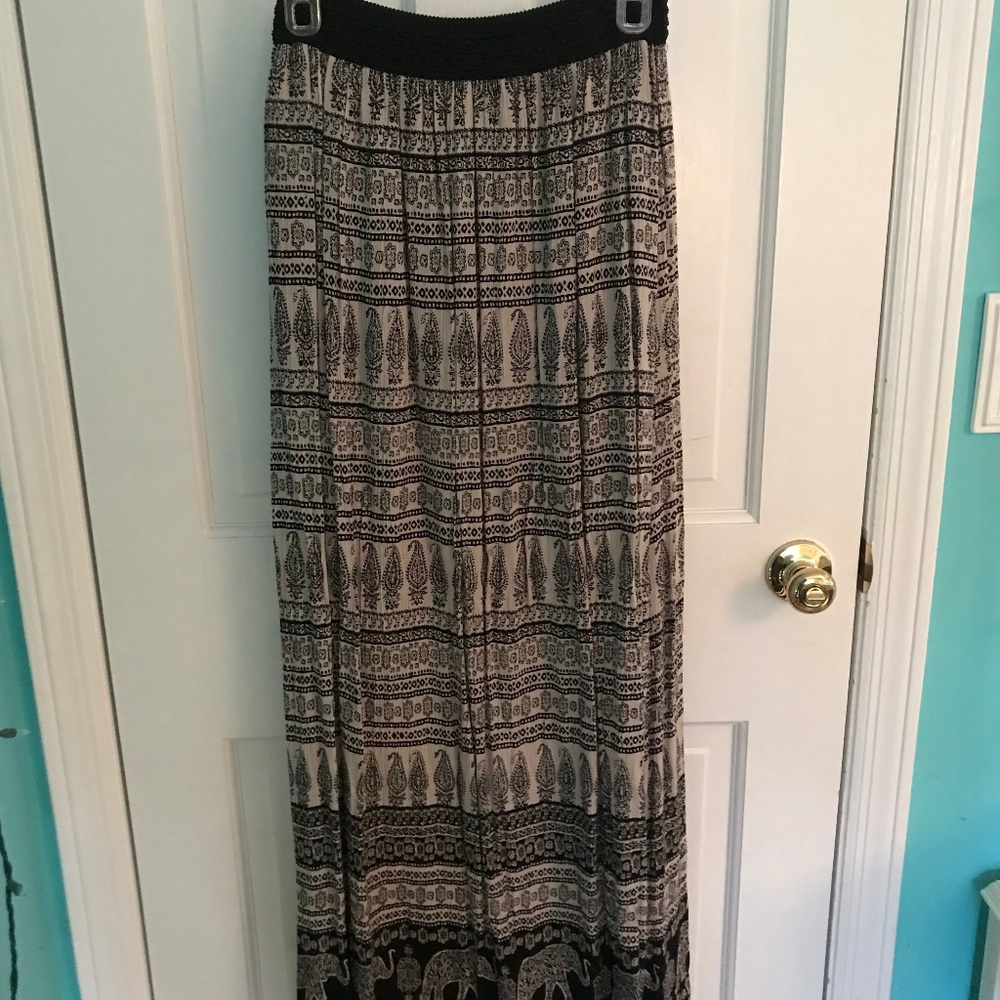 Pacsun LA Hearts Printed Maxi Skirt